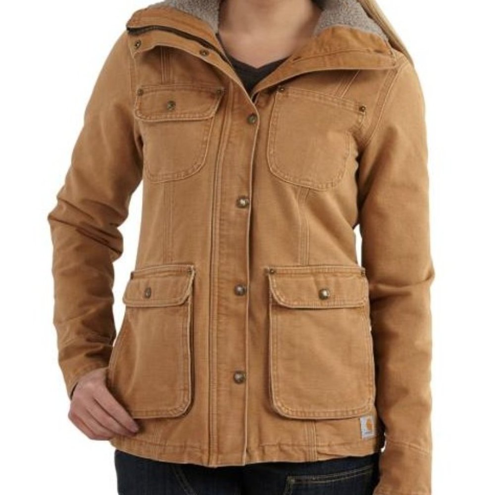 Carhartt Weathered Duck Wesley Coat / Jacket Women's Small